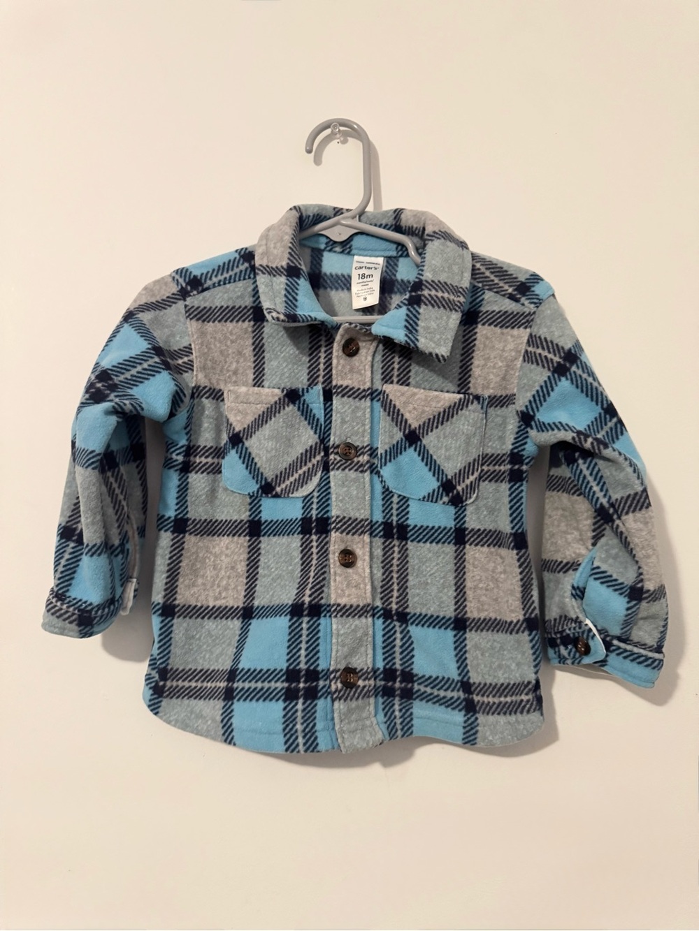 Carter’s Infant Boys Plaid Button-Down Flannel